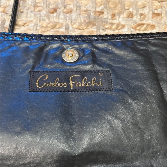 Carlos Falchi Elegant Black Women's Bag - Picture 8 of 8